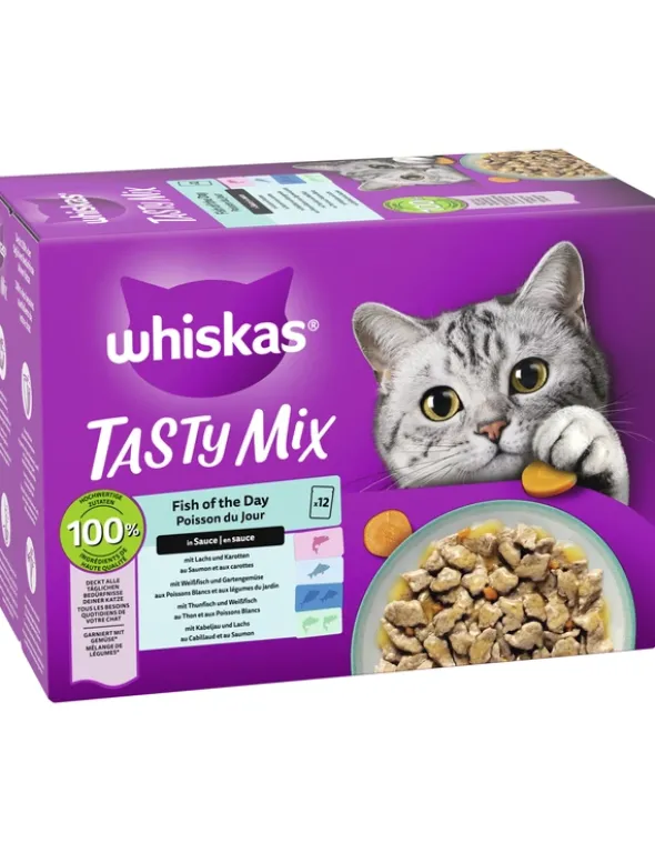 whiskas Tasty Mix in Sauce Multipack 1kg