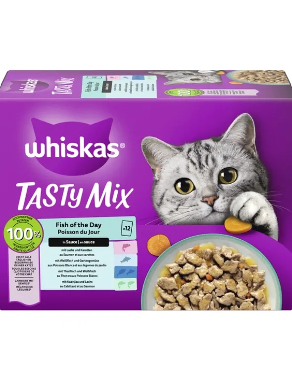 whiskas Tasty Mix in Sauce Multipack 1kg