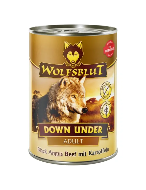 Wolfsblut Adult Down Under Black Angus Beef mit Kartoffeln 395g