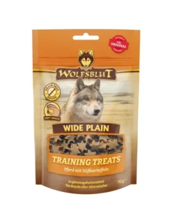 Wolfsblut Training Treats Wide Plain Pferd mit Süßkartoffeln 70g