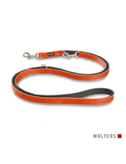WOLTERS Active Pro Comfort Führleine anthrazit, rotorange M/L: 2m