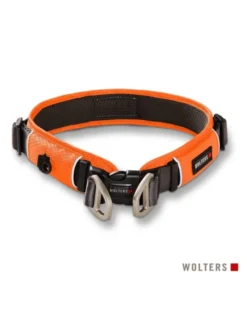 WOLTERS Active Pro Comfort Halsband anthrazit, rotorange XS