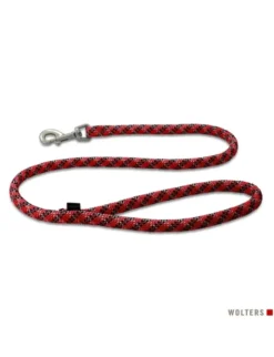 WOLTERS Everest Cityleine rot, schwarz 1 m/9 mm