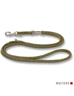 WOLTERS Everest Führleine olivergrün, schwarz 2 m/9 mm