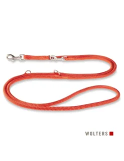 WOLTERS K2 Führleine orange, rot 2 m/9 mm