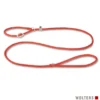 WOLTERS K2 Moxonleine orange, rot 1,8 m/9 mm