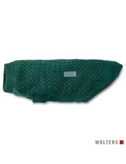 WOLTERS Strickpullover Square piniengrün XS