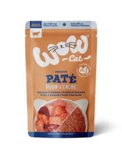 WOW Cat Adult Huhn & Lachs 125g