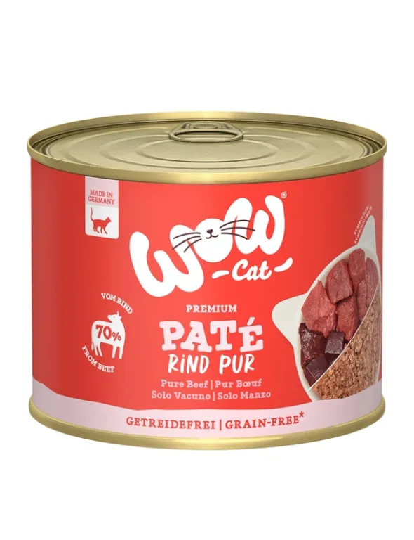 WOW Cat Adult Rind Pur 200g