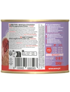 WOW Cat Adult Rind & Pute 200g