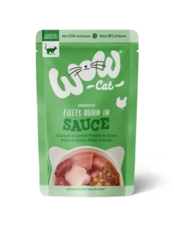WOW Cat in Sauce Huhn 85g