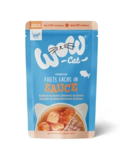 WOW Cat in Sauce Lachs 85g