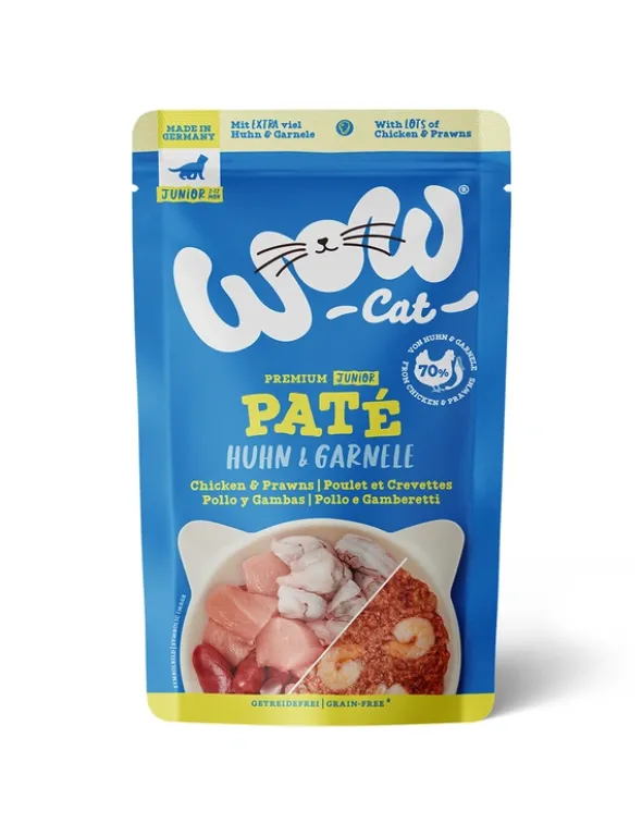 WOW Cat Junior Huhn & Garnele 125g