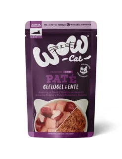 WOW Cat Senior Geflügel & Ente 125g