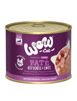 WOW Cat Senior Geflügel & Ente 200g