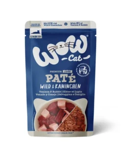 WOW Cat Senior Wild & Kaninchen 125g