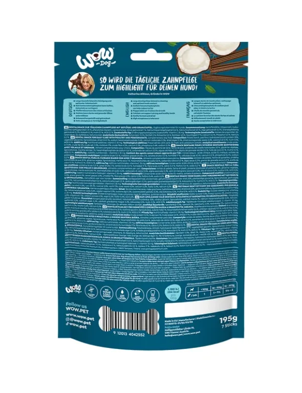 WOW Dog Natural Dentals 195g