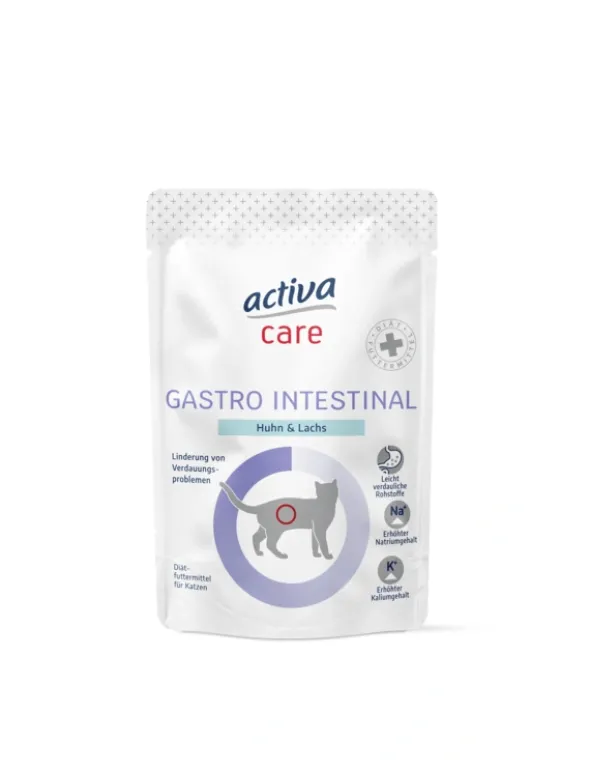 12 x activa care Gastro Intestinal Huhn & Lachs 85g
