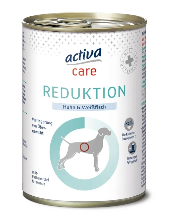 6 x activa care Reduktion Huhn & Weißfisch 400g