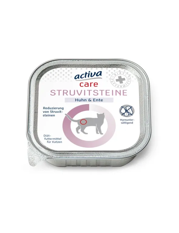 6 x activa care Struvitsteine Huhn & Ente 100g