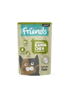 12 x activa friends Adult Geflügel, Kaninchen & Karotte 85g