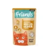 12 x activa friends Adult Geflügel, Hühnerleber & Apfel 85g