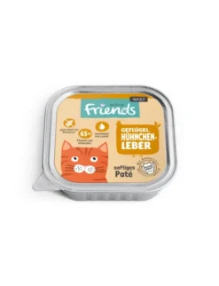 16 x activa Friends Adult Geflügel & Hühnerleber 100g