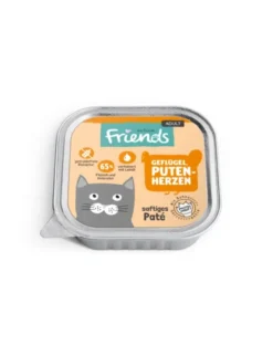 16 x activa Friends Adult Geflügel & Putenherzen 100g