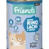 6 x activa Friends Adult Huhn, Rind, Lachs & Kürbis 400g
