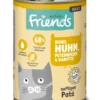 6 x activa Friends Adult Rind, Huhn, Putenherzen & Karotte 400g