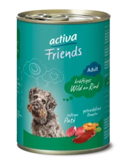 6 x activa Friends Adult Wild an Rind 400g