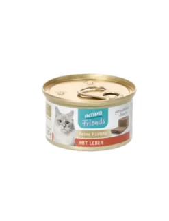 24 x activa Friends Feine Pastete Adult mit Leber 85g