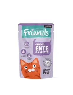12 x activa friends Kitten Geflügel, Ente & Karotte 85g