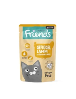12 x activa friends Kitten Geflügel, Lamm & Süßkartoffel 85g
