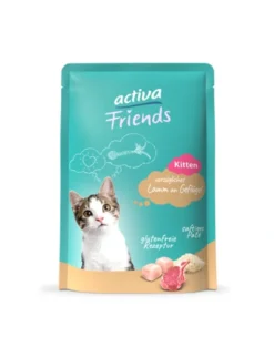 12 x activa Friends Kitten Ragout Lamm & Geflügel 85g