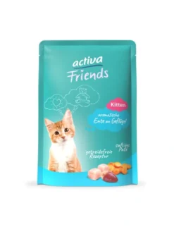 12 x activa Friends Kitten Ragout Ente & Geflügel 85g