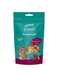 8 x activa Friends Knusperspaß Rote-Bete-Creme 60g