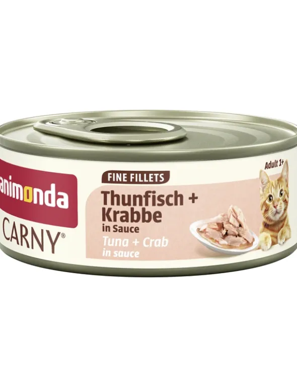12 x Carny Adult Fine Fillets Thunfisch + Krabbe in Sauce 60g
