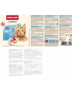 6 x Carny Adult Huhn + Lachs 400g