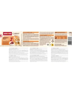 12 x Carny Kitten Geflügel + Rind 200g
