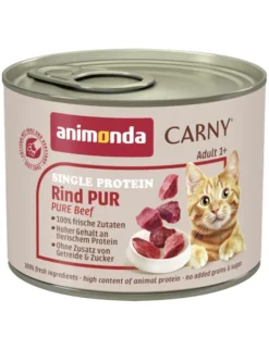 6 x Carny Single Protein Adult Rind PUR 200g