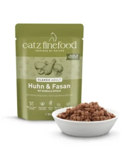 16 x catz finefood CLASSIC Adult Huhn & Fasan 85g