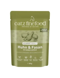 16 x catz finefood CLASSIC Adult Huhn & Fasan 85g
