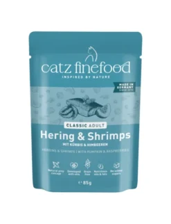 16 x catz finefood CLASSIC Adult Hering & Krabben 85g