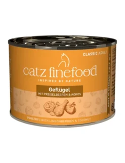 6 x catz finefood CLASSIC Adult Geflügel 200g