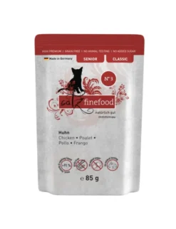 16 x catz finefood Senior Huhn 85g