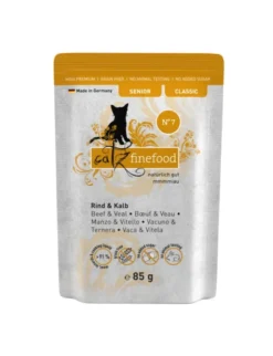 16 x catz finefood Senior Rind & Kalb 85g