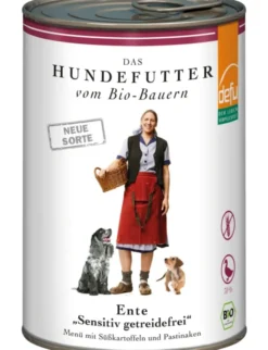 12 x defu Hund Sensitiv getreidefrei Ente 410g