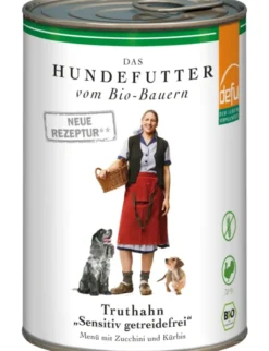 12 x defu Hund Sensitiv getreidefrei Truthahn 400g