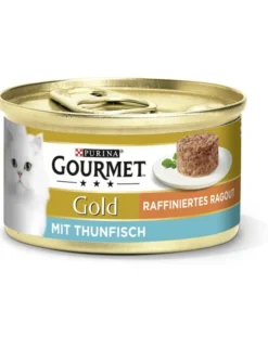 12 x GOURMET Gold Raffiniertes Ragout Thunfisch 85g